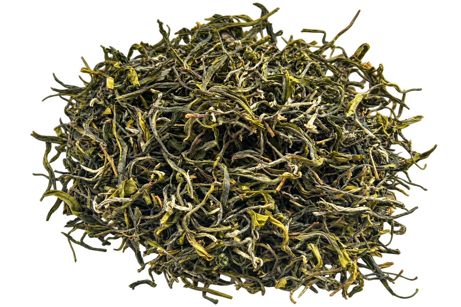 Loose open leaves of Green Tea Classic