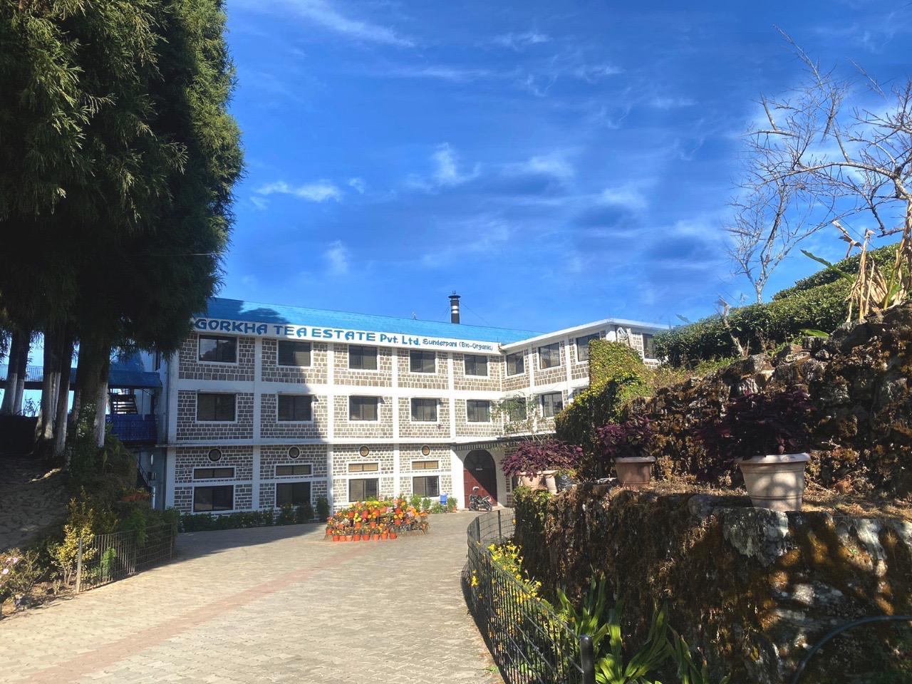 Gorkha Tea Estate processing facility in Ilam